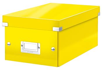 LEITZ Krabice na DVD Click&Store, žlutá (60420016)