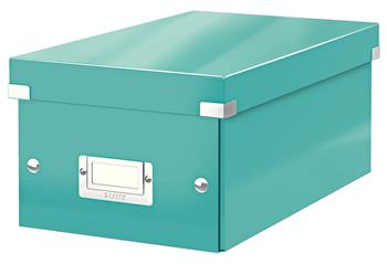 LEITZ Krabice na DVD Click&Store, ledově modrá (60420051)