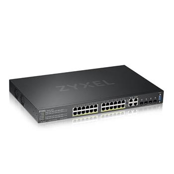Zyxel GS2220-28HP,EU region,24-port GbE L2 PoE Switch with GbE Uplink (1 year NCC Pro pack license bundled) (GS2220-28HP-EU0101F)