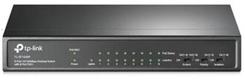 TP-Link TL-SF1009P 9-Port 10/100Mbps Desktop Switch with 8-Port PoE+ (TL-SF1009P)