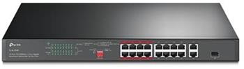 TP-Link TL-SL1218P Switch 16x 10/100Mbps PoE+ 2x GLAN 1x SFP 19"rackmount 150W (TL-SL1218P)