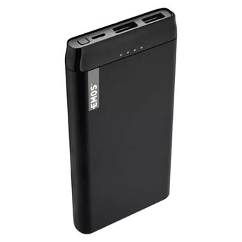 Emos Powerbank ALPHA 10S, 10000 mAh, USB-C, 2.1A, černá (1613052600)