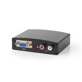 Nedis VCON3450AT - Převodník HDMI na VGA | 1cestný - HDMI vstup | VGA + 2x RCA (L/R) Výstup (VCON3450AT)