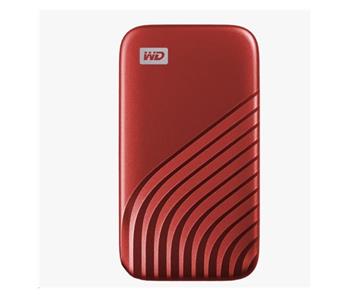 SanDisk WD My Passport SSD externí 500GB , USB-C 3.2 ,1050/10000MB/s R/W PC & Mac ,Red (WDBAGF5000ARD-WESN)