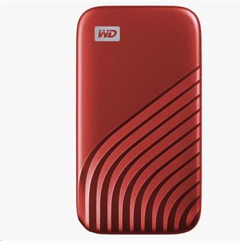 SanDisk WD My Passport SSD externí 1TB , USB-C 3.2 ,1050/10000MB/s R/W PC & Mac ,Red (WDBAGF0010BRD-WESN)