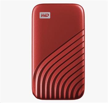 SanDisk WD My Passport SSD externí 2TB , USB-C 3.2 ,1050/10000MB/s R/W PC & Mac ,Red (WDBAGF0020BRD-WESN)