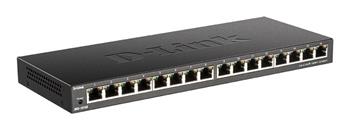 D-Link DGS-1016S 16-Port 10/100/1000Mbps Unmanaged Gigabit Ethernet Switch (DGS-1016S/E)