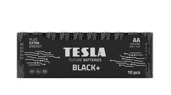 Tesla AA BLACK+ alkalická, (LR06, tužková, shrink) 10 ks fólie (1099137266)