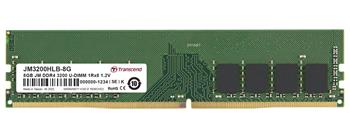 Transcend paměť 8GB DDR4 3200 U-DIMM (JetRam) 1Rx16 1Gx16 CL22 (JM3200HLG-8G)