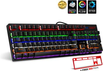 CONNECT IT NEO+ mechanická herní klávesnice, RGB podsvícení (CZ+SK verze) (CKB-3591-CS)