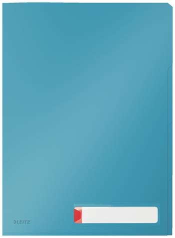 LEITZ Třídící desky Cosy A4, neprůhledný PP, 3 ks, klidná modrá (47160061)
