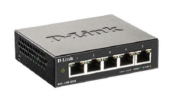 D-Link DGS-1100-05V2/E 5-Port Gigabit Smart Managed Switch- 5-Port 100BaseTX Auto-Negotiating 10/100/1000Mbps Switch (DGS-1100-05V2/E)