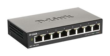 D-Link DGS-1100-08V2/E 8-Port Gigabit Smart Managed Switch- 8-Port 100BaseTX Auto-Negotiating 10/100/1000Mbps Switch (DGS-1100-08V2/E)