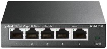 TP-Link TL-SG105S Switch 5-portový Gigabitový Stolní Kovový (TL-SG105S)
