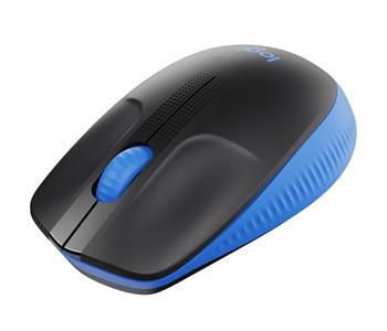 Logitech myš Wireless Mouse M190 - optická, 3 tlačítka, 1000dpi, modrá (910-005907)
