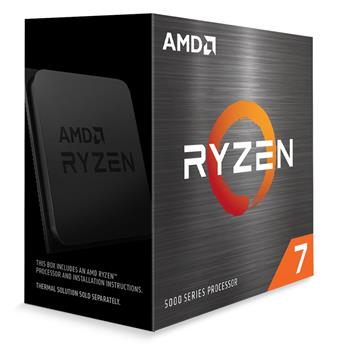 AMD cpu Ryzen 7 5800X AM4 Box (8core, 16x vlákno, 3.8GHz / 4.7GHz, 32MB cache, 105W), bez chladiče (100-100000063WOF)