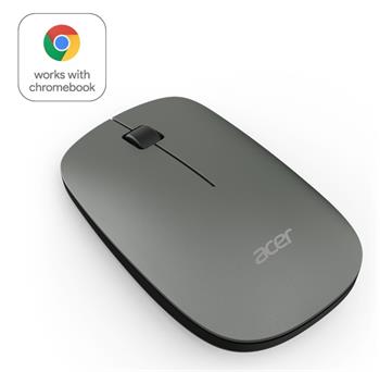 Acer Slim mouse Mist Green - Wireless RF2.4G, 1200dpi, symetrický design, podporuje práci s Chromebooky; (AMR020) Reta (GP.MCE11.012)