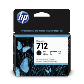 HP 712 80-ml Black DesignJet Ink (3ED71A)