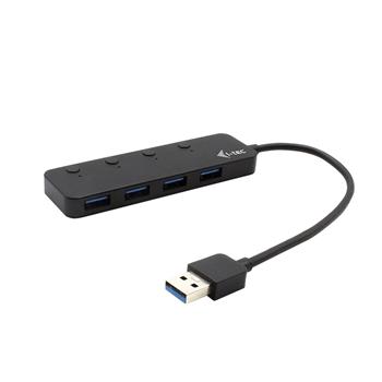 i-tec USB 3.0 Metal HUB 4 Port with individual On/Off Switches (U3CHARGEHUB4)