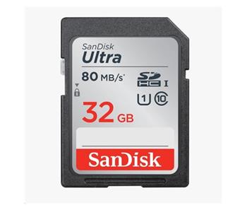 SanDisk SDHC karta 32GB Ultra (100MB/s Class 10 UHS-I) (SDSDUNR-032G-GN3IN)