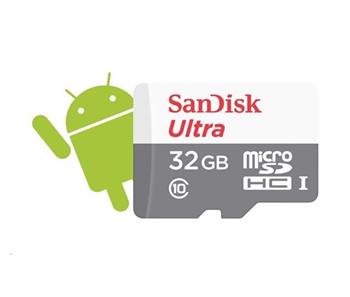SanDisk Ultra/micro SDHC/32GB/100MBps/UHS-I U1 / Class 10 (SDSQUNR-032G-GN3MN)