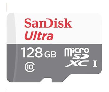 Sandisk MicroSDXC karta 128GB Ultra (80MB/s, Class 10 UHS-I, Android) (SDSQUNR-128G-GN6MN)