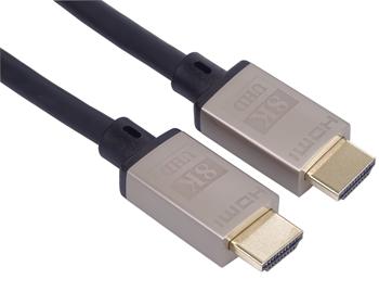 PremiumCord Ultra High Speed HDMI 2.1 kabel 8K@60Hz, 4K@120Hz délka 0,5m kovové pozlacené konektory (kphdm21k05)