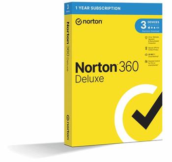 NORTON 360 DELUXE 25GB CZ 1uživatel pro 3 zařízení na 1rok_CZ box (21416704)