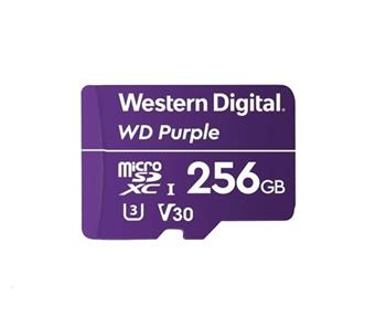 WD MicroSDXC karta 256GB Purple WDD256G1P0C Class 10 (R:100/W:60 MB/s) (WDD256G1P0C)