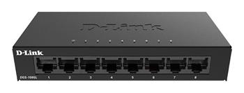D-Link DGS-108GL/E "8-Port Gigabit Ethernet Metal Housing Unmanaged Light Switch without IGMP- 8-Port 10/100/1000 Mbps (DGS-108GL/E)