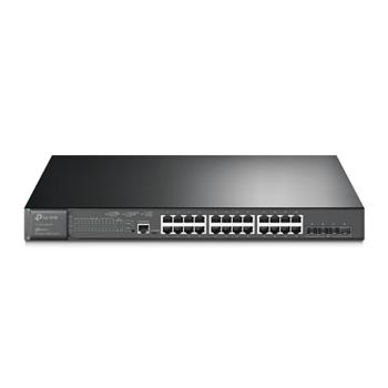 TP-Link TL-SG3428XMP - JetStream 24-Port Gigabit and 4-Port 10GE SFP+ L2+ Managed Switch with 24-Port PoE+ 384W OMADA S (TL-SG3428XMP)