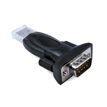 PremiumCord USB 2.0 - RS 232 převodník krátký, osazen chipem od firmy FTDI (ku2-232a)