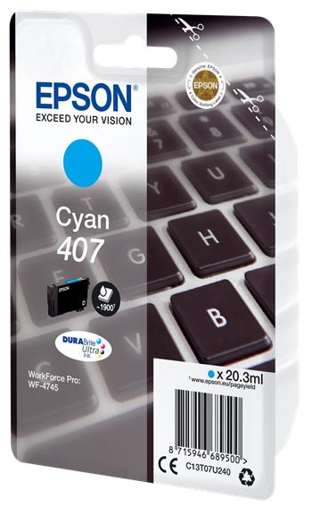 EPSON cartridge T07U2 cyan (klávesnice) (C13T07U240)