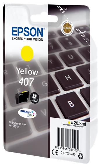 EPSON cartridge T07U4 yellow (klávesnice) (C13T07U440)