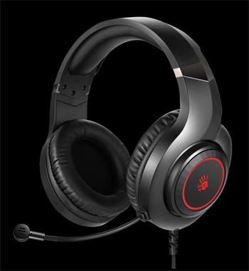 A4tech Bloody G220, herní sluchátka s mikrofonem, 7 barev podsvícení, single jack + USB (G220)