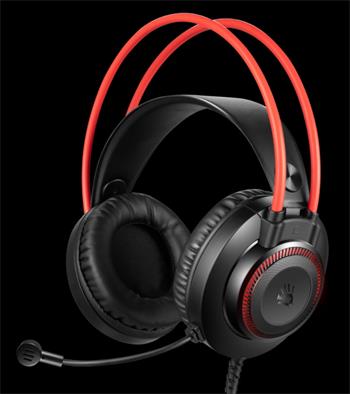 A4tech Bloody G200 , herní sluchátka s mikrofonem, 7 barev podsvícení, single jack + USB (G200)