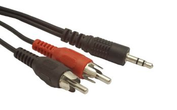 Gembird kabel audio JACK 3,5mm samec / 2x RCA (CINCH) samec, 5M (CCA-458-5M)