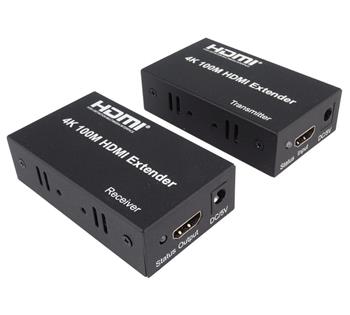 PremiumCord 4K HDMI extender na 100m přes jeden kabel Cat5e/Cat6 (khext100-2)