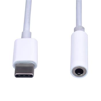 PremiumCord Převodník USB-C na audio konektor jack 3,5mm female 10cm (ku31zvuk01)
