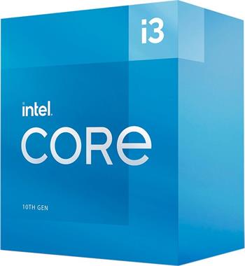 INTEL Core i3-10105 3.7GHz/4core/8MB/LGA1200/Graphics/Comet Lake Refresh/s chladičem (BX8070110105)