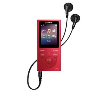 SONY NW-E394L - Digitální hudební přehrávač Walkman® 8GB - Red (NWE394LR.CEW)