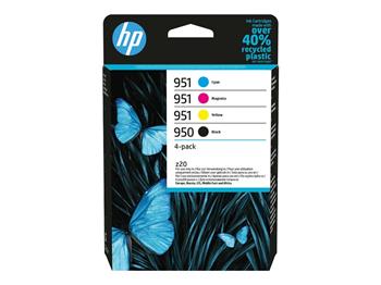 HP Ink Cartridge 950 Black/951 CMY/1000/700 stran/4-pack (6ZC65AE)