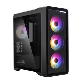 Zalman case middletower M3 Plus RGB, bez zdroje, mATX, 1x USB 3.0, 2x USB 2.0, průhledná bočnice, černá (M3 PLUS RGB)