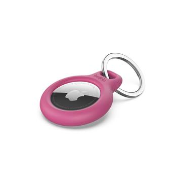 Belkin Bezpečné pouzdro na AirTag s kroužkem na klíče – růžové (F8W973btPNK)