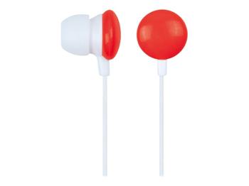 GEMBIRD MHP-EP-001-R Gembird Stereo MP3 sluchátka do uší, červené (MHP-EP-001-R)