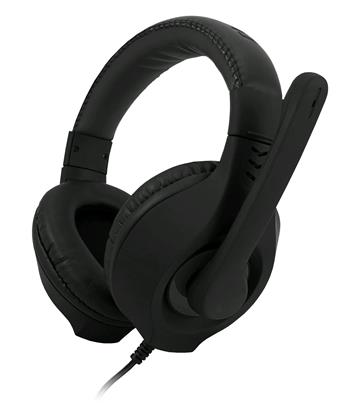 C-TECH herní sluchátka s mikrofonem Nemesis V2 (GHS-14G), černá (GHS-14BK)