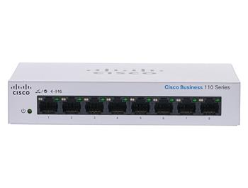 CBS110 Unmanaged 8-port GE, Desktop, Ext PS (CBS110-8T-D-EU)