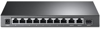 TP-Link TL-SL1311MP Switch 8xLAN 2xGLAN uplink 1xSFP PoE+ 124W (TL-SL1311MP)