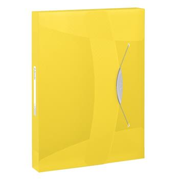 Esselte box na dokumenty VIVIDA, 40 mm, žlutá (624052)