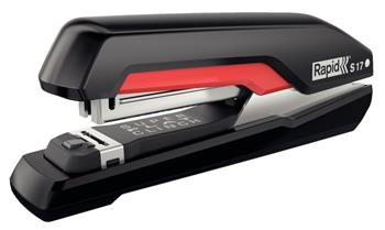 Rapid stolní sešívačka Supreme S17 SuperFlatClinch™, 30 listů, černá/červená (FS) (5000538)